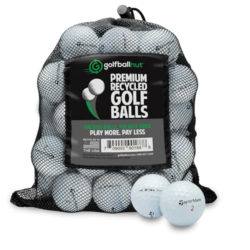 GolfBall Nut - 24 Recycled Taylormade TP5X Golf Balls –