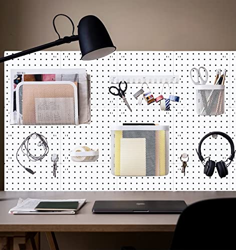 Pegboard Us 8 Pack Pegboard, Peg Boards, Peg Boards For Walls, Pegboard Wall Organizer, Small Pegboard 10 Inch X 10", Pegboard Plastic Panels For Craft Room thumb #4