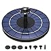 Fuente Solar Bomba 3.5W Fuente de Jardín Solar Panel Solar Flotante de Batería Incorporada de 1500mAH con 6 Boquillas Muy Adecuado para Fuente, Piscina, Estanque, decoración de jardín