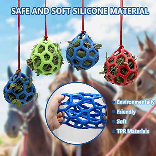 Maxglam Hay Balls For Horses And Goats, Slow Feed Hay Balls Horse Toy Balls Horse Treat Ball Horse Stall Toys For Boredom Horses,Hanging Feeding Balls To Play With And Feeding (2 Pack) #TOP3