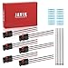 JAVIK Pulse Bus Bar Power Plug Pigtail Connector Fit for Polaris Ranger RZR General 570 1000 900 PRO RS1 Xpedition PRO-XD 2019-2024,OEM#4016007 4018346(Red/Blue/Black)