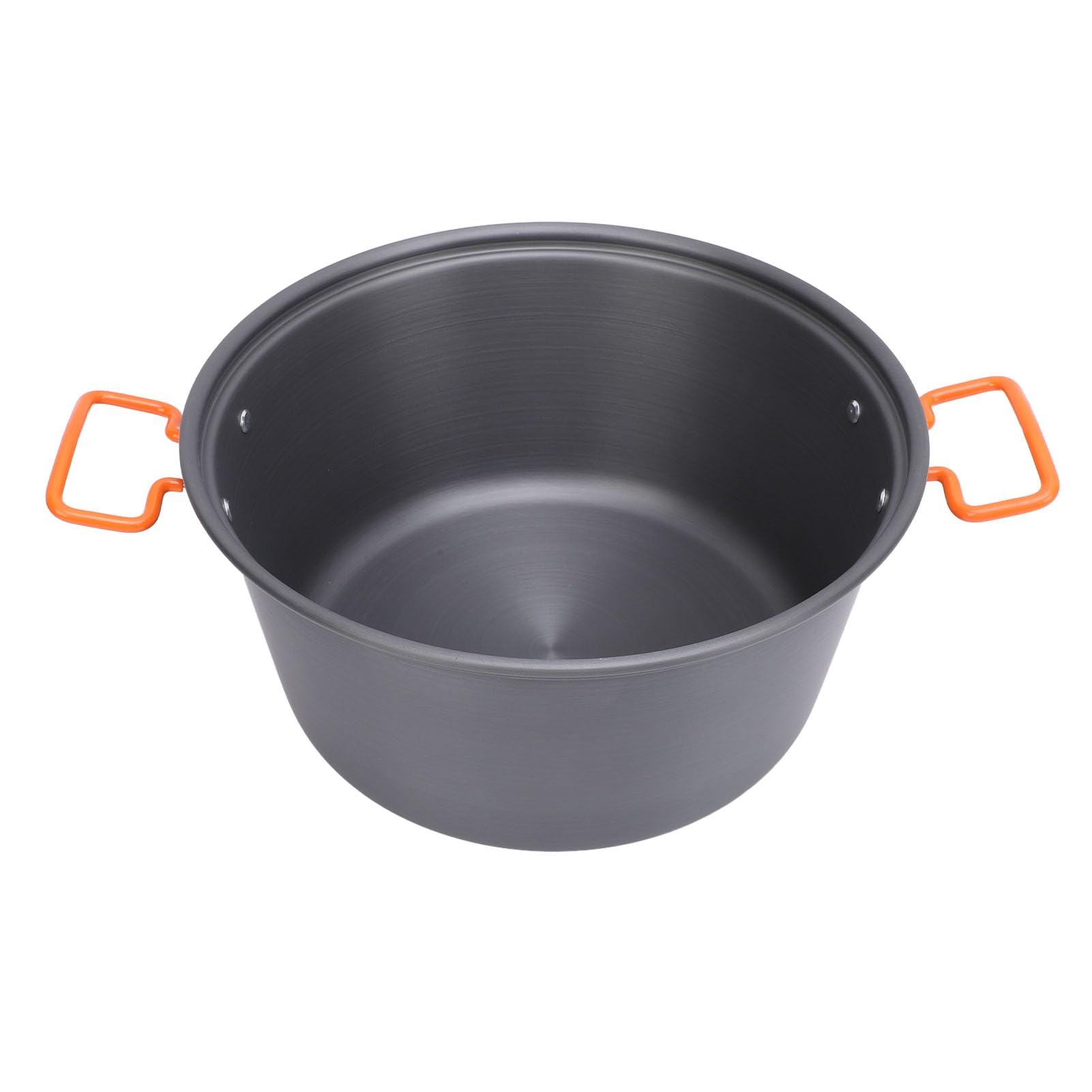Cryfokt Set di Pentole da Campeggio, Pentola Portatile di Grande capacità da 5 Litri per Pentola da Campeggio all'aperto con Struttura in Acciaio Inossidabile in Lega di Alluminio per Barbecue