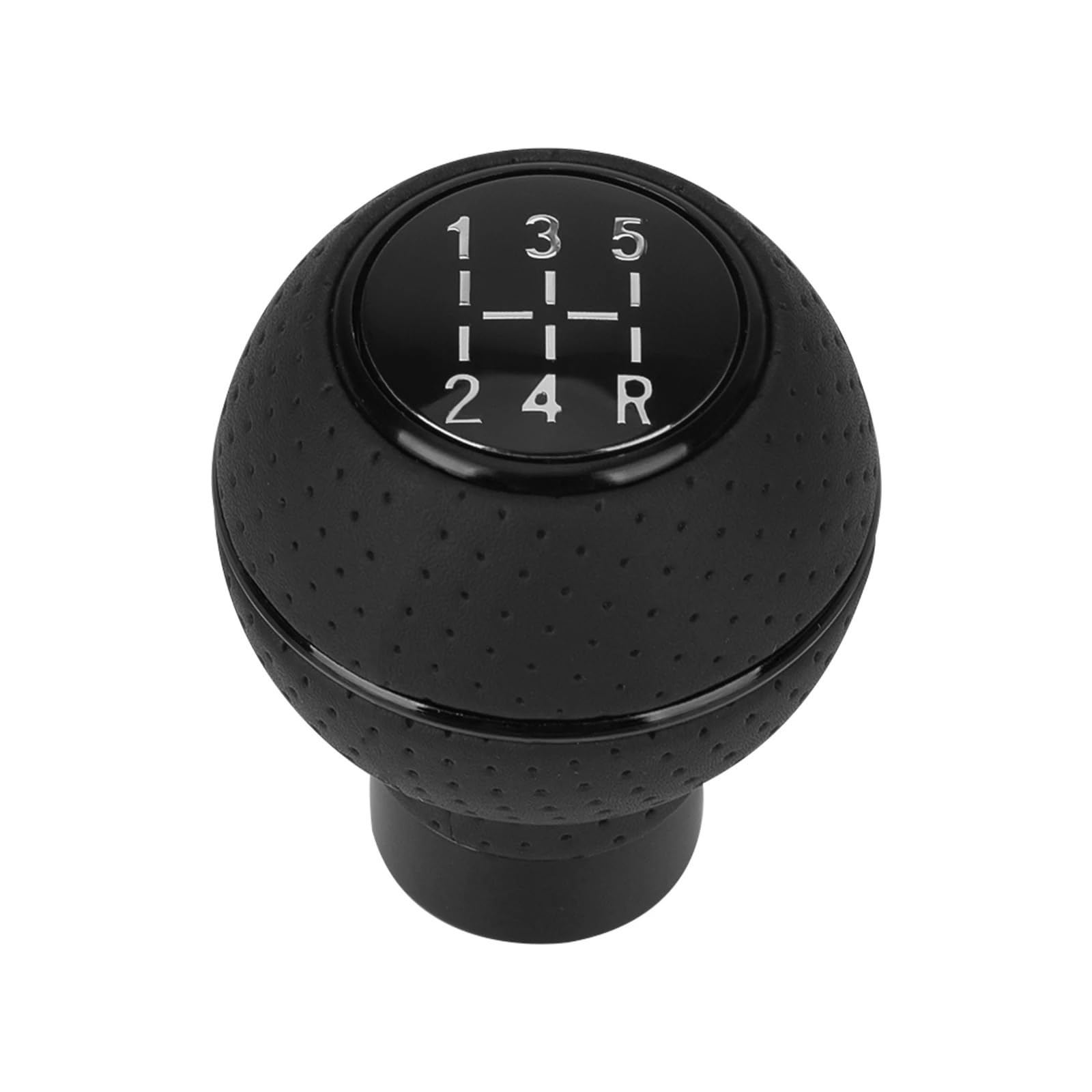 Xexjhqq Black Gear Stick Knob For Focus For Mk2 For Daewoo 5 Speed Gear Shift Knob Aluminium Universal Lever For M8 M10 M11 M12 Manual Transmission(Black)