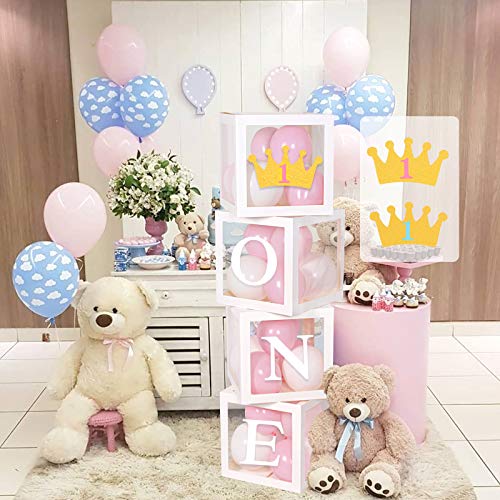 First birthday balloon boxes for party decorations,1st birthday t…