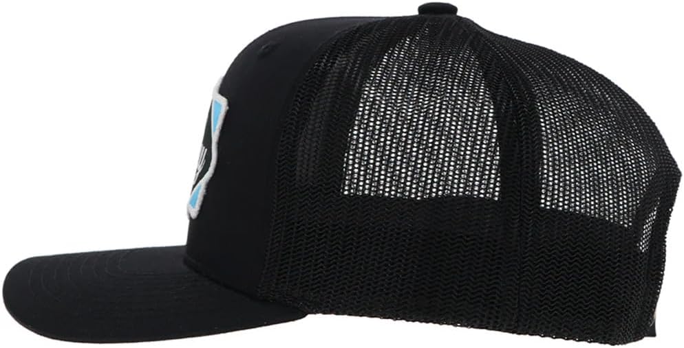 HOOEY Adjustable Snapback Trucker Mesh Back Hat (Diamond - 2322T-­BK)