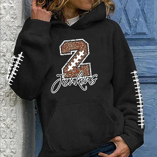 Personalized Women's Football Shirts - Game Day Mom & Lover Gift, Number Shirt4