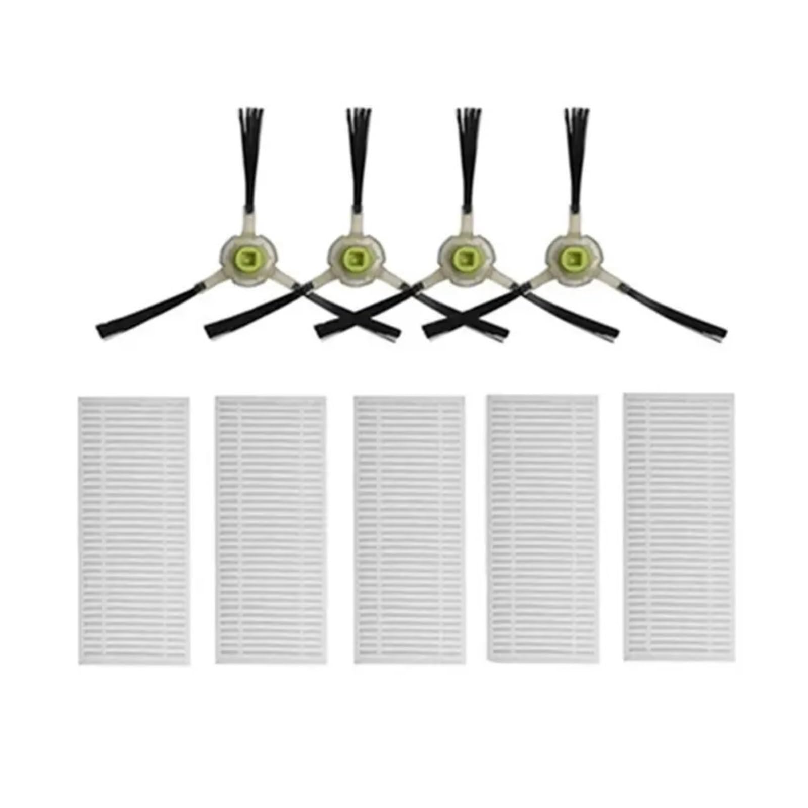 Vacuum Cleaner Side Brush Hepa Filter Parts Compatible For Lefant F1 Cleaning Side Brush Filter Replacement Accessory(Package 1)