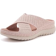 Women's Flat Sandals Ladies Athletic Fashion Slides Open Toe Comfort Casual Walking Outdoor Sport Hiking Sandal