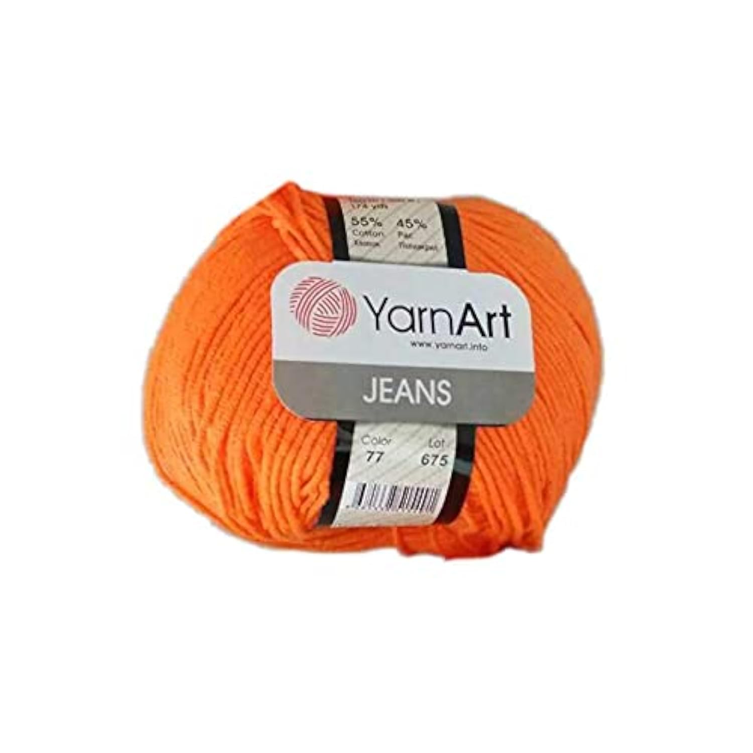 55% Cotton 45% Acrylic YarnArt Jeans Sport Yarn 1 Skein/Ball 50 gr 174 yds (77)