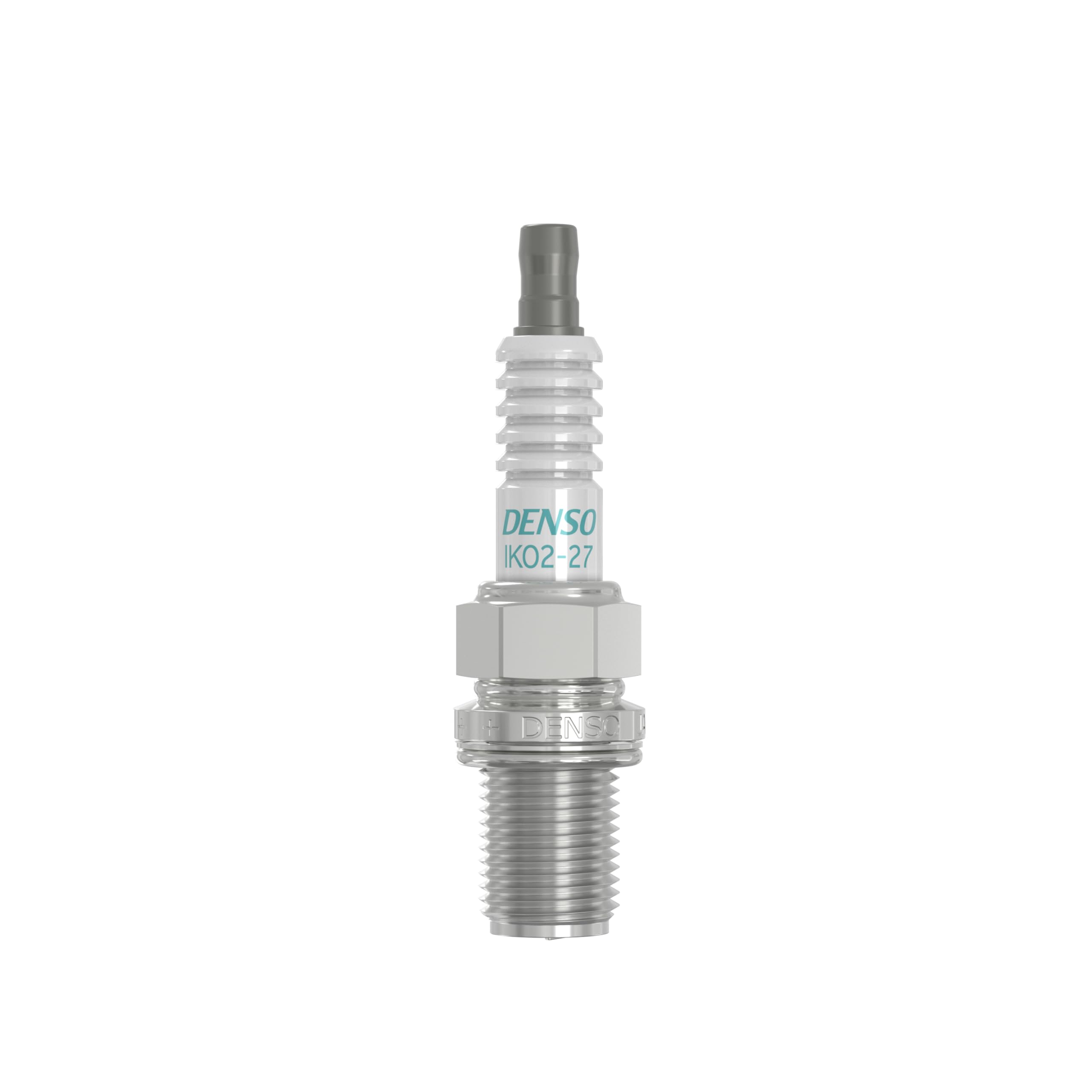 DENSO Candela accensione IK02-27 con resistenza 1 Elettrodo di massa Elettrodo centrale - iridio Elettrodo di massa platino Lunghezza filettatura: 19mm