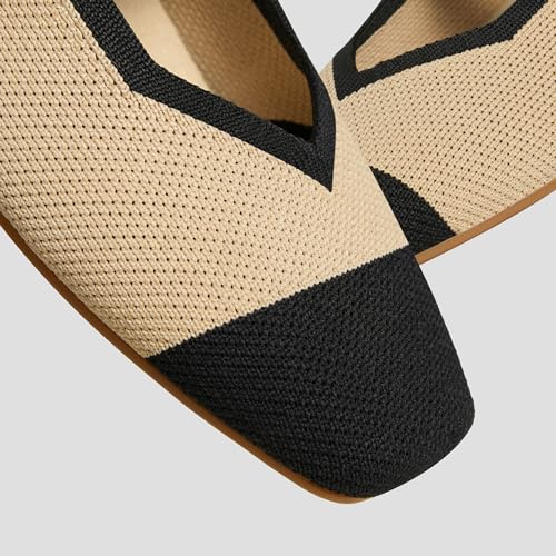 Image of VIVAIA Women's Margot Mary Jane Square-Toe Ballet Flats