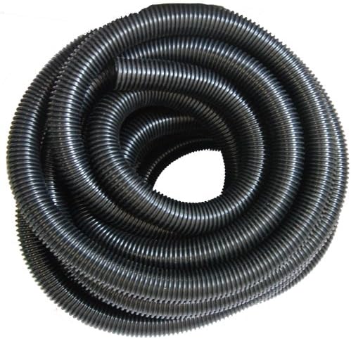 1.25 Inch (32mm) Black Corrugated Flexible Hose Fish Pond Pump Marine Flexi Pipe (5 Metre)