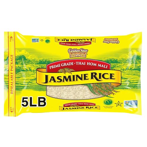 Image of Golden Star Thai Hom Mali Jasmine Rice - 5 lb Bag