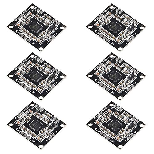 ACEIRMC 6pcs PAM8610 215W Digital Dual Channel Stereo Audio Amplifier Board AMP Class D 12V