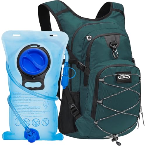 Hydration Backpack with 3L Water Bladder, Insulated Running Hydration Pack Hydropack, Lightweight Water Backpack for Hiking Cycling Camping Biking for Men Women