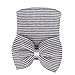 Produktbild Zeside Foto-Requisiten, kreative Herbst/Winter-Baby-Kappe, modisch, niedlich, handgefertigt, Unisex, für Babys, Mädchen, Jungen, gestreift, Schleife, Kleinkinder, Baumwolle Gr. Einheitsgröße, Schwarz