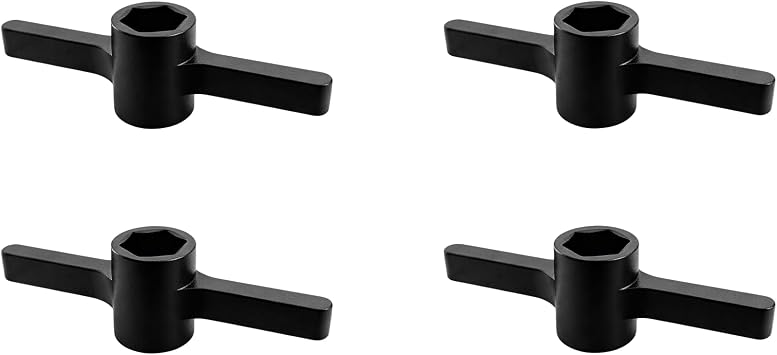 Compatible with Scotts Auger Paddle Replacement 4Pack for Turf Builder Pro EdgeGuard Spreader, Fits DLX and Mini Models with 0.43-Inch Hex Shaft, Heavy-Duty Lawn Spreader Repair Part Black