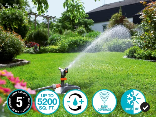 Gardena Rasensprenger 8136 für Flächen bis 5.200 Quadratfuß