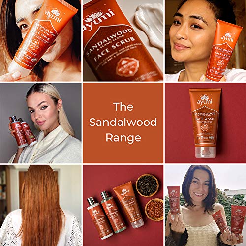 Ayumi Sandalwood & Cocoa Butter Face Cream, With Organic Aloe Vera For Soft Skin, Helps Preserve Hydration & Moisture to Leave Skin Feeling Refreshed - 1 x 100ml - Image 6