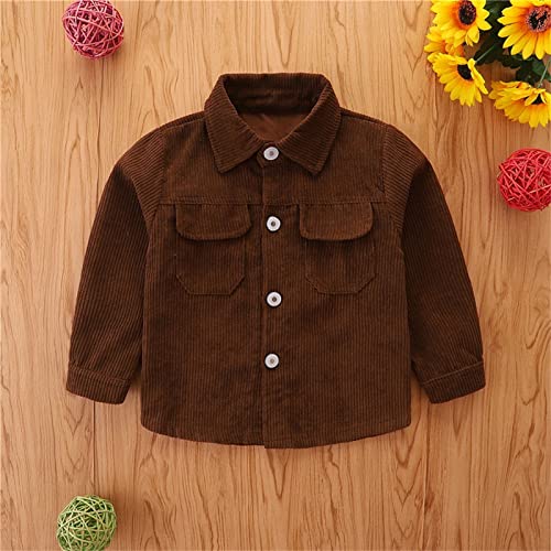 Kids Toddler Baby Girls Boys Autumn Winter Outerwear Ribbed Solid Cotton Long Sleeve Coat Cardigan Clothes2