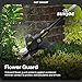Sun Joe Cordless String Trimmer Kit with 4.0Ah Battery and Charger, 12-Inch Dual-Line Swath - Multi-Angle Head, Auto-Feed Spool for Lawn & Flowerbed Edging, 24V-ST14