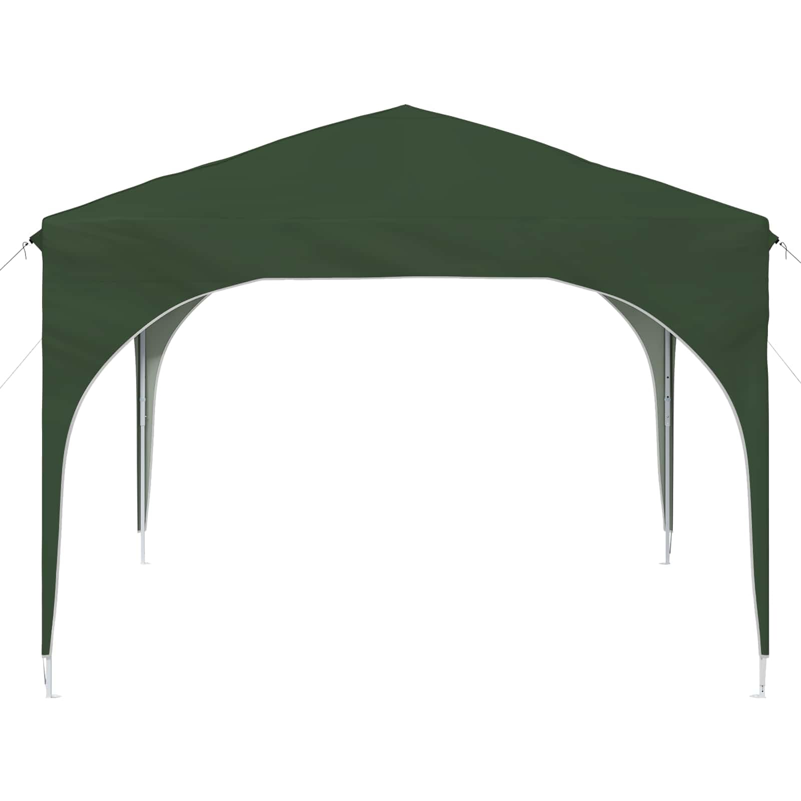 Pop-up Partyzelt 290x290 cm Anthrazit Höhenverstellbar UV-Schutz