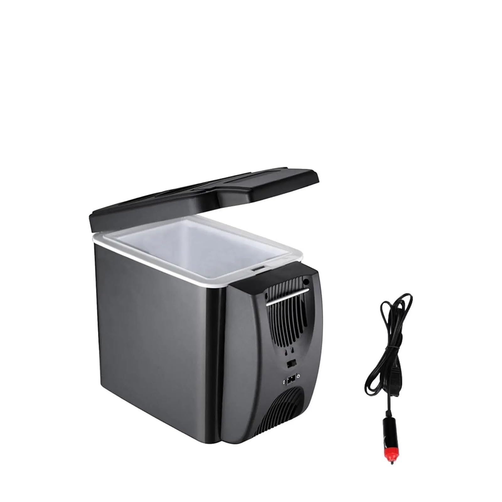Refrigerador portátil pequeño for Coche, for Acampar, Dormitorio, vehículo, Mini refrigerador(Single Hole)