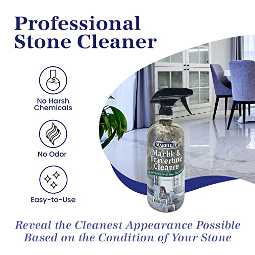 Marblelife 41160 Intercare Marble And Travertine Cleaner, Natural Stone & Terrazzo Liquid Cleaner, Shower & Tile Surface Care thumb #2