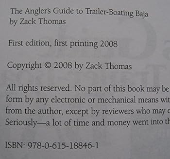 Paperback The Angler's Guide to Trailer-Boating Baja Book