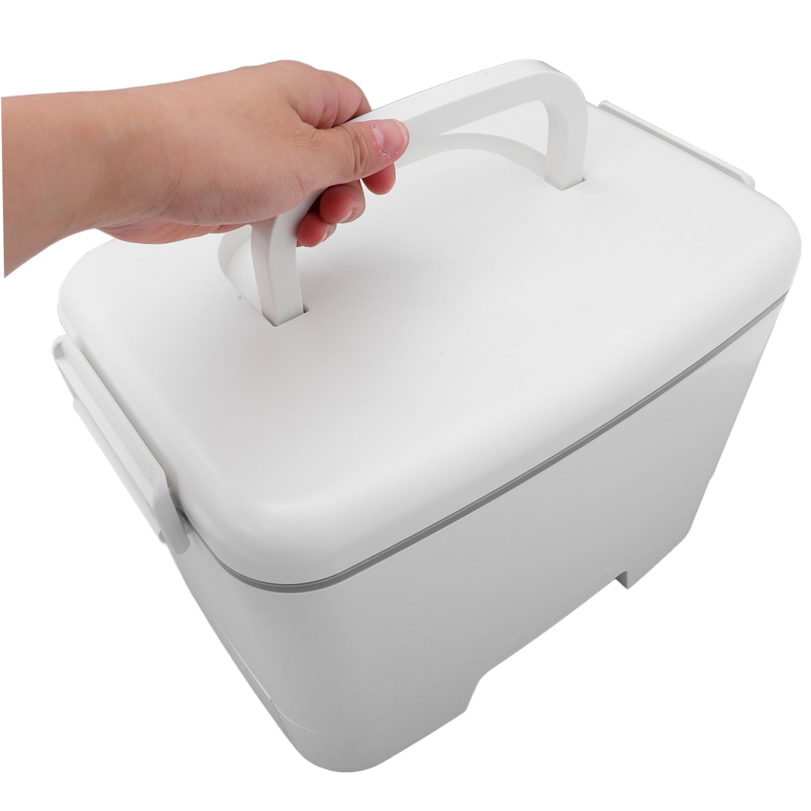Caja De Portátil De Doble Capa Contenedor De De Gran Capacidad Hogar Estuche Médico para Emergencias