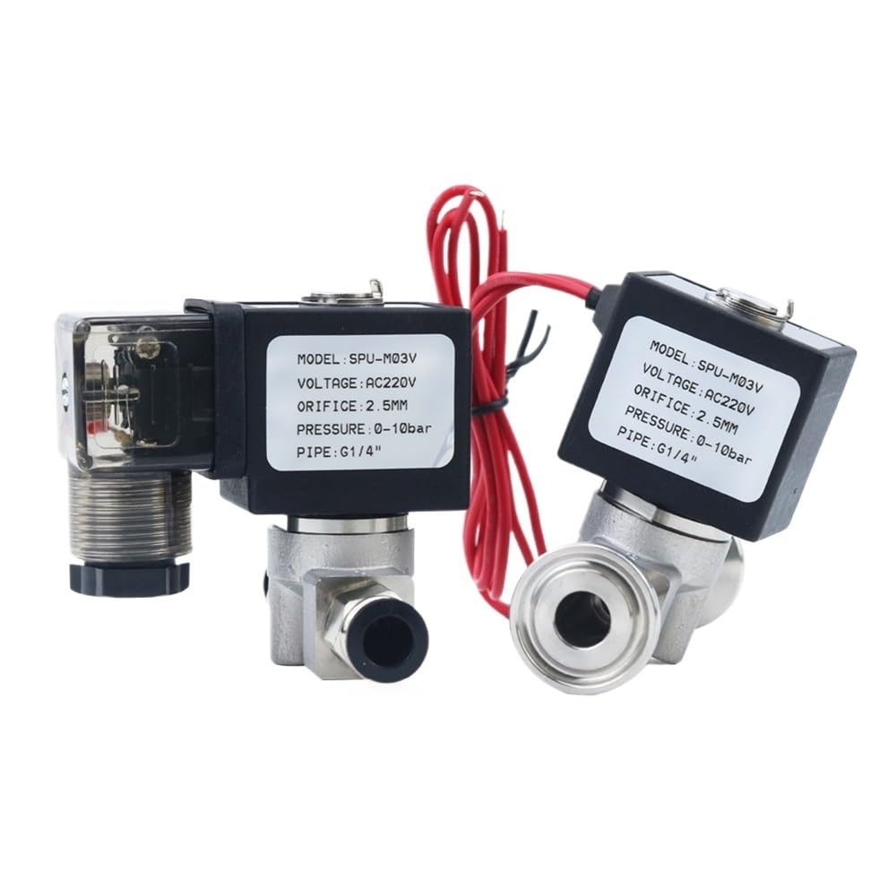 Électrovanne de contrôle pour circuit eau air huile 24V raccord 1/4