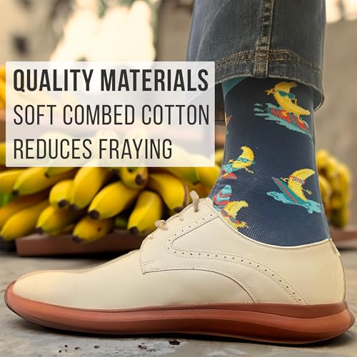 Men's Banana Socks - Premium Comfort - Surfing Banana Socks2