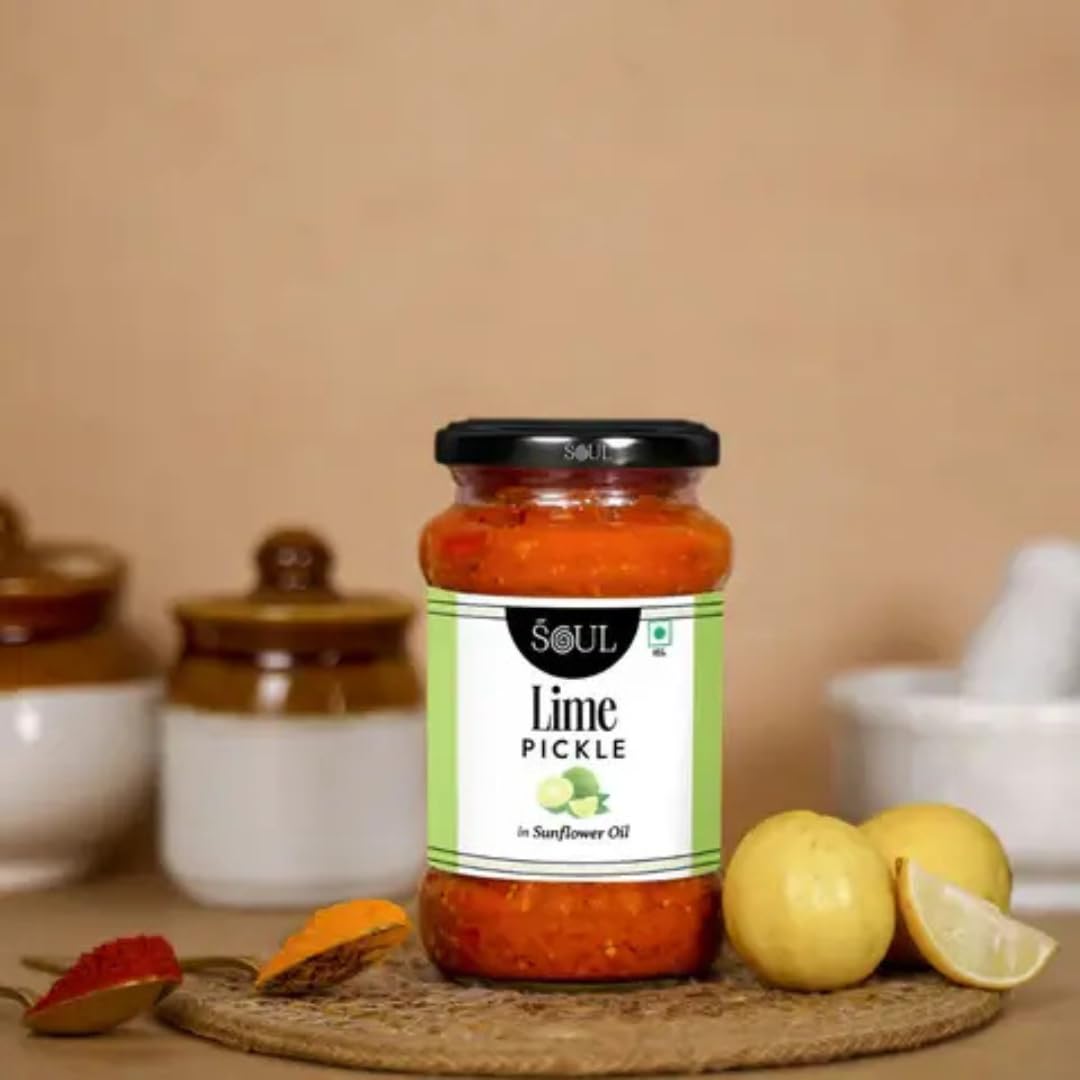 Soul Lime Pickle 380g - Capturing Tangy Perfection in a Jar - Image 2 thumbnail