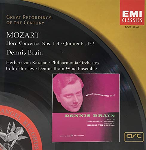 モーツァルト:ホルン協奏曲全集/ブレイン モーツァルト カラヤン フィルハーモニア管弦楽団 ブレイン