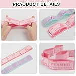 2 PCS Stretch Strap for Kids Dance Elastic Band for Children Gymnastics Stretching Strap Kids Stretching Bands Multi-Loop Adjustable Exercise Bands Stretching Resistance Ballet Bands -8 Loops - Image 3