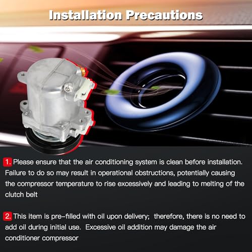 Image of cciyu Air Conditioning Compressor for Suzuki Grand Vitara Esteem Vitara