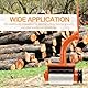 Holzschäler, Entrindungsgerät Werkzeug Zum Entrinden von Holzstämmen mit 6 Länglichen Klingen für Holzbauer Holz Entrindungs Kettensägen Aufsatz Holz Entrindungswerkzeug Kettensägen Zubehör