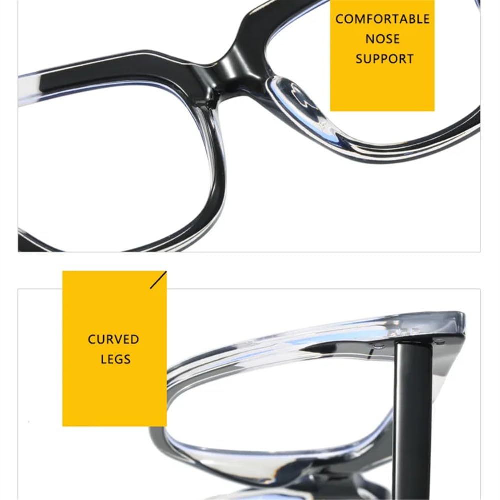 Retro kolorowe okulary damskie oprawki w kształcie kocich oczu przezroczyste soczewki okulary damskie