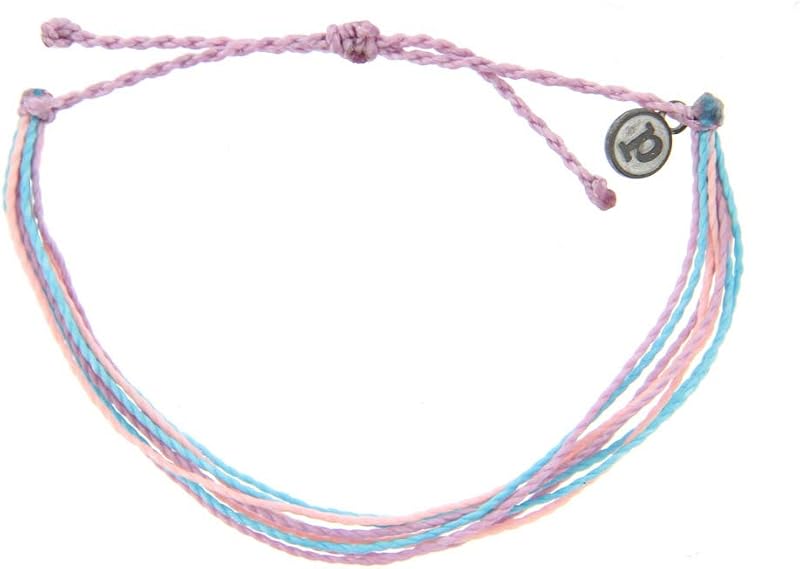 Pulseras de joyería Pura Vida - 100% impermeables y hechas a mano con dijes recubiertos