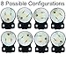 Webber Electronics NEMA 5-15P RA Replacement Plug - Right Angle, 15A / 125V, Easy Assembly, Durable Nylon & Brass Construction, 8 Configurations