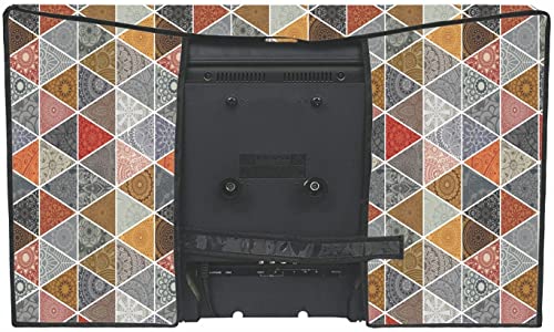 Image of WACKY 50 Inch Smart LED TV Cover PVC Waterproof Printed With Transparent Polythene Layer Compatible for Sony, Mi, Kodak Smart LED TV
