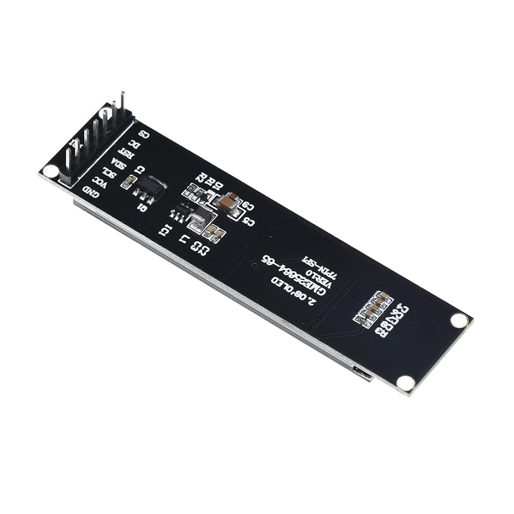 Hailege 2.08 "Module d’affichage OLED SH1122 256x64 OLED 2.08 pouces 256 * 64 OLED Écran LCD SPI 7 broches 4 fils prend en charge 16 niveaux de blanc Crayscale