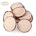 Produktbild inherited Holzscheiben,30 Stücke DIY Handwerk Holz-Scheiben 6-7cm Naturholz Scheiben für DIY Handwerk Hochzeit Deko Weihnachten Dekoration Baumscheibe Hawaii Deko,Unbehandeltes Holz
