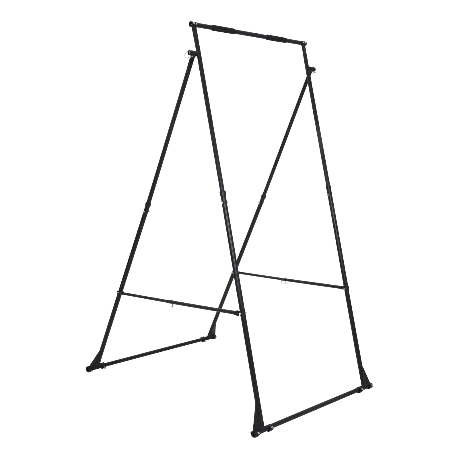 VEVOR Structure Balançoire pour Yoga Aérien, Balançoire Yoga Inversion, 295 cm Hauteur Charge Maximale 250 kg, Stand de Tuyau en Acier Chromé Anti-gravité, Équipement pour Fitness Musculation Pilates