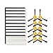 HNTYY 990 Roboter for Aspirador-Teile Seitenbürste HEPA Filter Fit for Conga Excellence 990 Roboter-Staubsauger Ersatzteile Staubsaugerteile (Color : 10side Brush 10hepa)