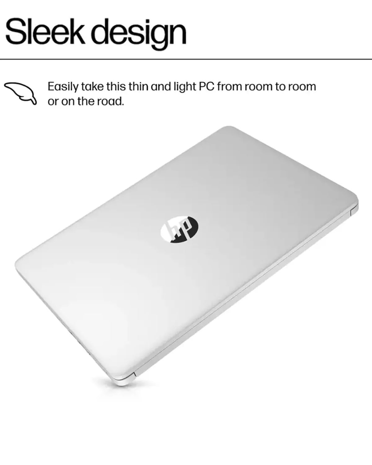 HP Computer portatile leggero per studenti da 14", Microsoft Office 365, Windows 11 Pro, HD da 14 pollici, alimentato dall'intelligenza artificiale, batteria da 11 ore, laptop serie N, 16 GB di RAM