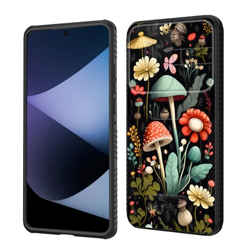 wiaekosef for Galaxy A36 5G/A56 5G Case Built in Slide Camera Lens Cover,Heavy Duty Shockproof Protection Dual Layer Case for Samsung Galaxy A36 5G/A56 5G 6.7" 2025,Mushroom Forest