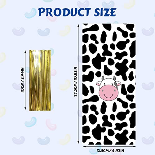 Rainmae-100-Pcs-Cow-Print-Treat-Bags-Cow-Cellophane-Candy-Bags-Plastic-Goodie-Storage-Bags-Farm-Animal-Theme-Goodie-Party-Gift-Bags-for-Baby-Shower-Barnyard-Cowboy-Cowgirl-Farmhouse-Themed-Birthday Rainmae 100 Pcs Cow Print Treat Bags Cow Cellophane Candy Bags Plastic Goodie Storage Bags Farm Animal Theme Goodie Party Gift Bags for Baby Shower Barnyard Cowboy Cowgirl Farmhouse Themed Birthday