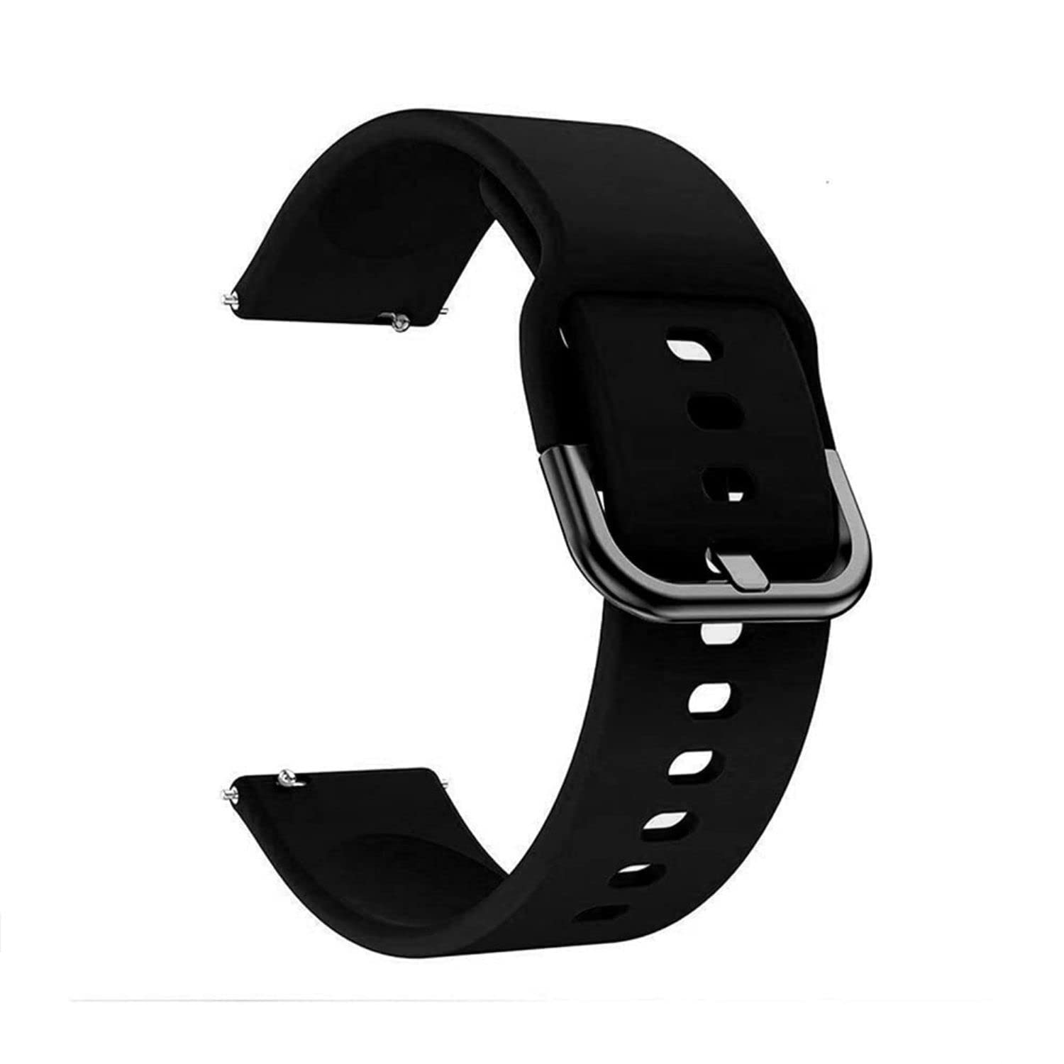 Prolet 20MM Soft Silicone Watch Band Strap & stainless steel buckle Compatible With (ONLY 20mm Lugs Size) Amazfit GTS 2 Mini, Amazfit Bip,Amazfit GTS,Samsung Galaxy Watch 4/ Watch 5.(Black) (B09FJSSRSK) Amazon Price History, Amazon Price Tracker