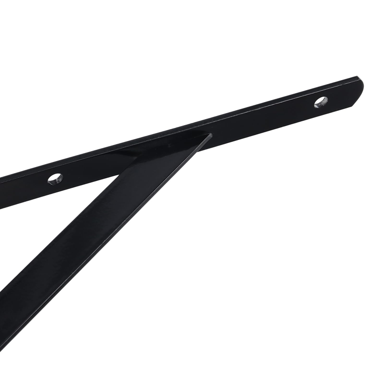 8 sztuk czarnych wsporników rega?owych, 400 x 250 mm, k?townik do rega?u, czarny, metalowy, wspornik do rega?u 90 stopni, wspornik do rega?ów do du?ych obci??e?, no?no?? 120 kg